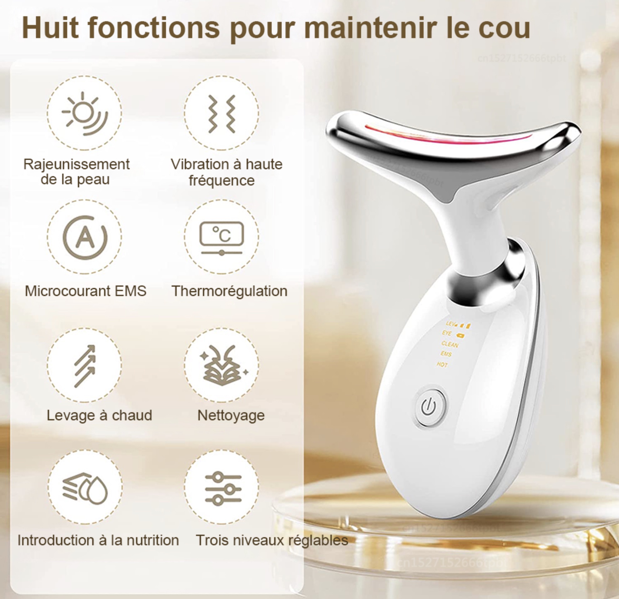 ANLAN Masseur EMS pour Lifting du visage