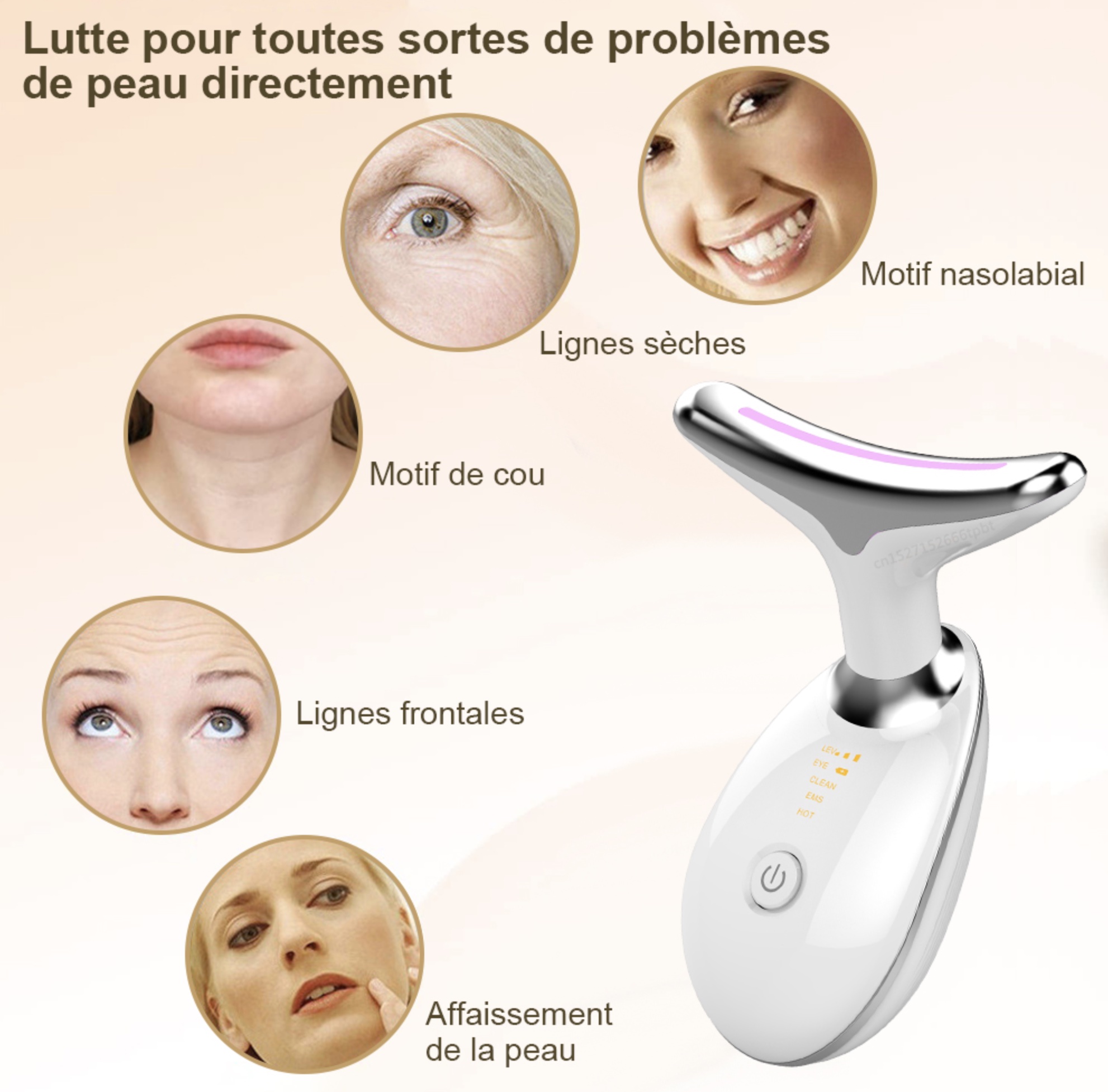 ANLAN Masseur EMS pour Lifting du visage