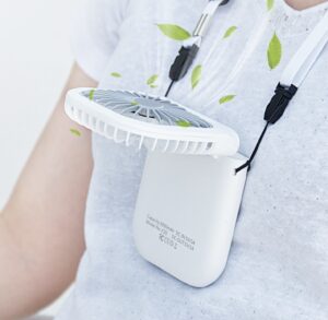 Libérez vos mains avec le Ventilateur Portable au Cou : Fraîcheur sans contrainte !
