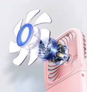 Ventilateur portable surpuissant : Une brise revigorante qui chasse la chaleur !