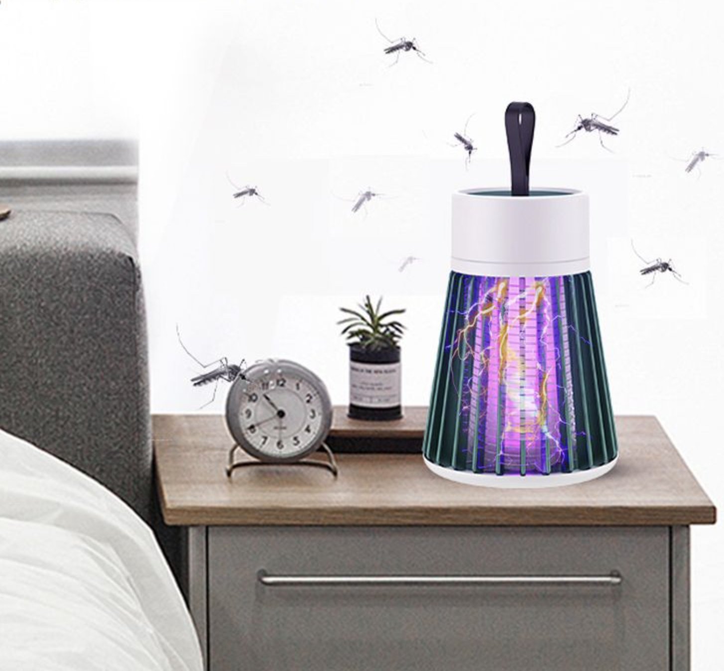 Lampe anti-moustique rechargeable USB portable avec interrupteur Lampe anti-moustique rechargeable USB portable avec interrupteur