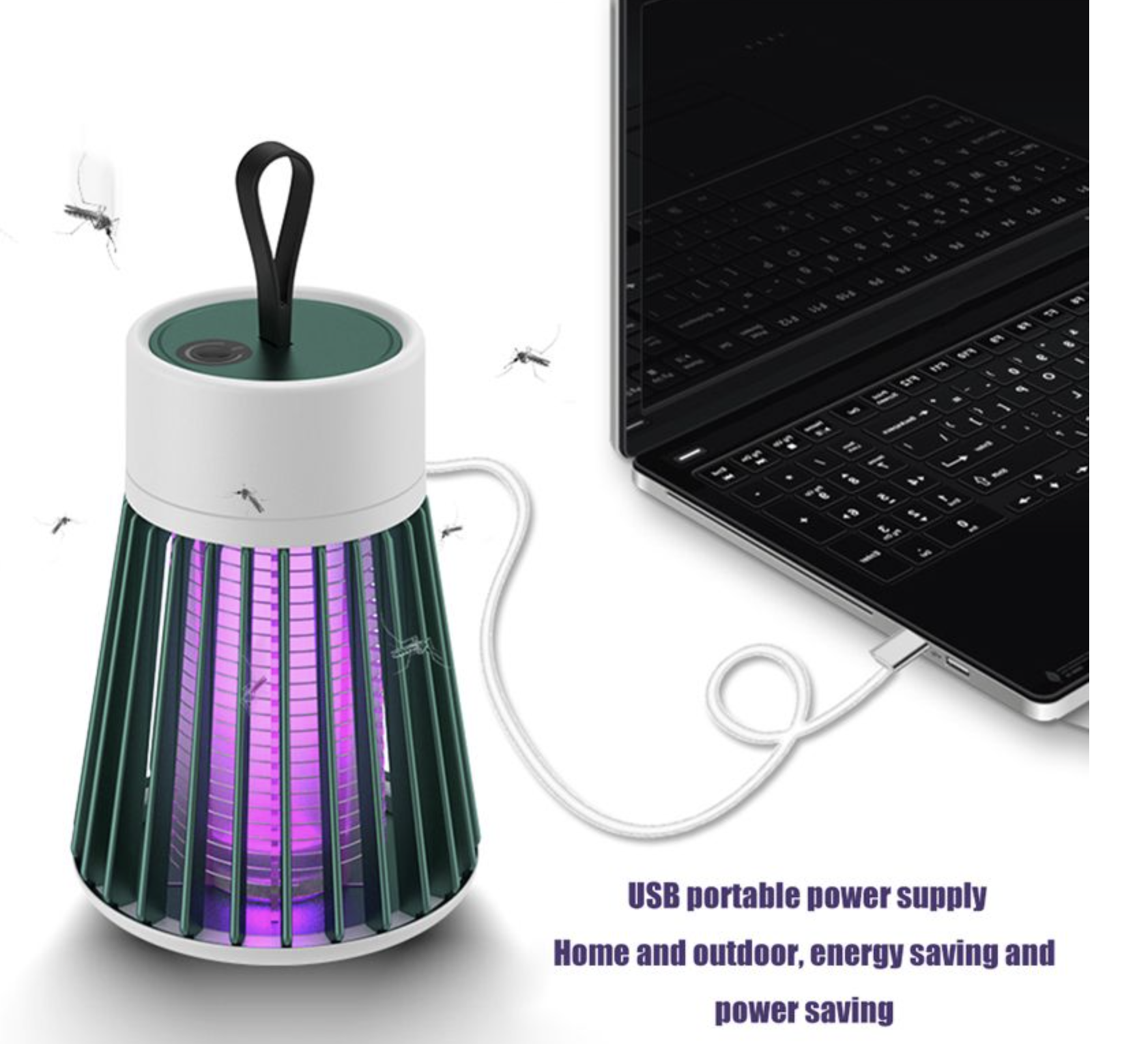 Lampe anti-moustique rechargeable USB portable avec interrupteur Lampe anti-moustique rechargeable USB portable avec interrupteur