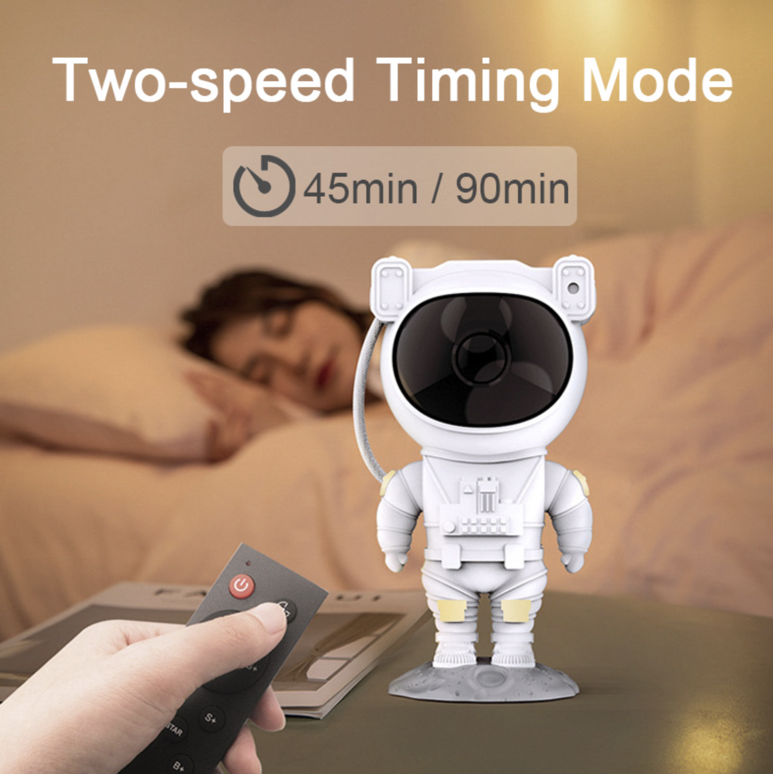 Projecteur astronaute LED veilleuse avec télécommande Projecteur astronaute LED veilleuse avec télécommande