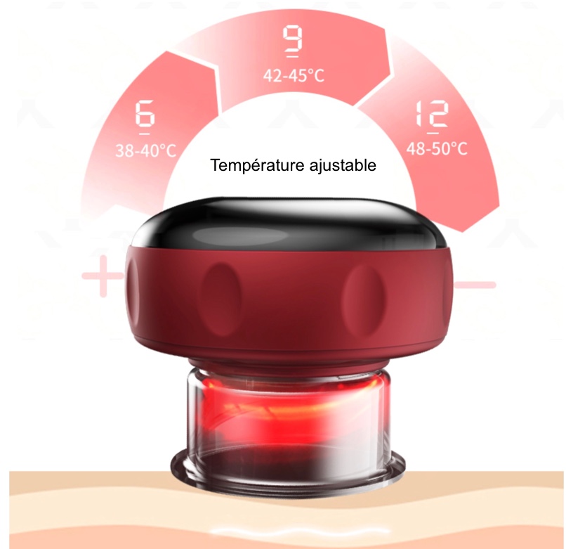 Ventouse de Massage électrique anti-cellulite pour corps rechargeable USB