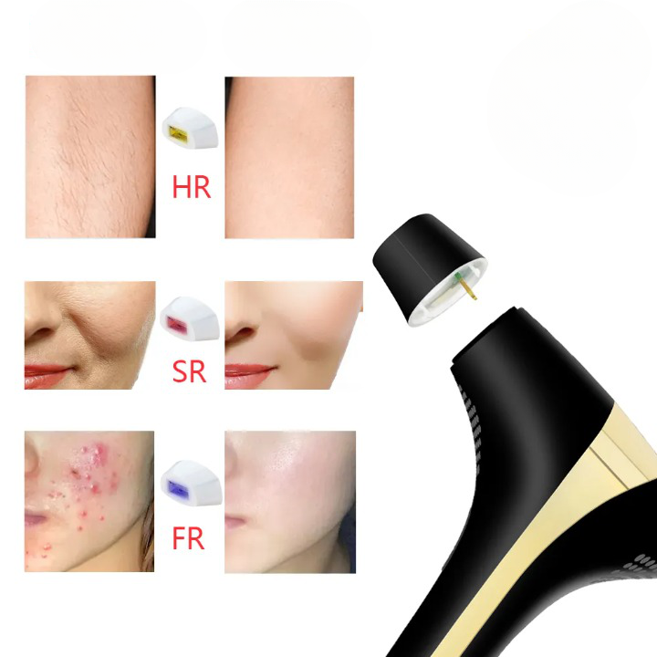 Epilateur laser lumière pulsée indolore pour bikini visage et corps 900000 Flash