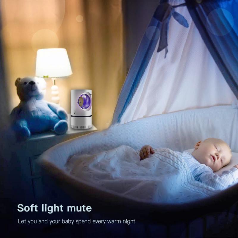 Lampe anti-moustiques portable USB à vortex aspirateur puissant