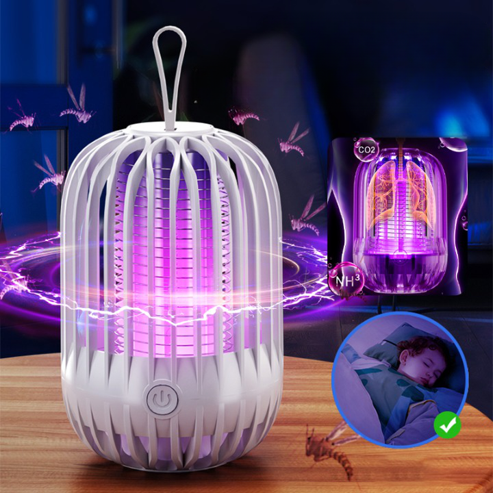 Lampe anti-moustique rechargeable USB portable silencieux très efficace