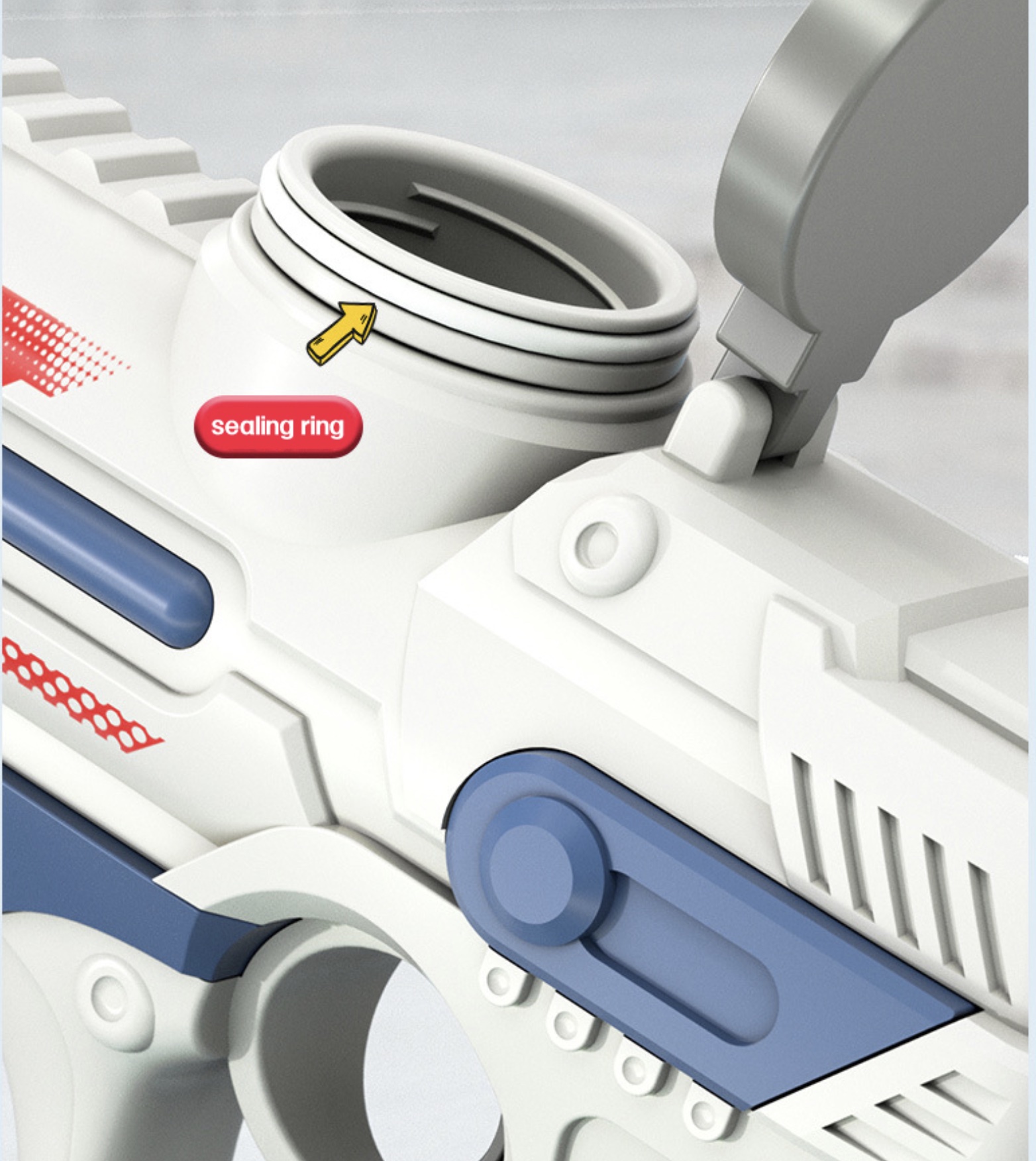 Pistolet à eau puissant à jet continu