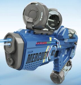 Pistolet à eau électrique puissant automatique avec 3 réservoirs d’eau portée 10m