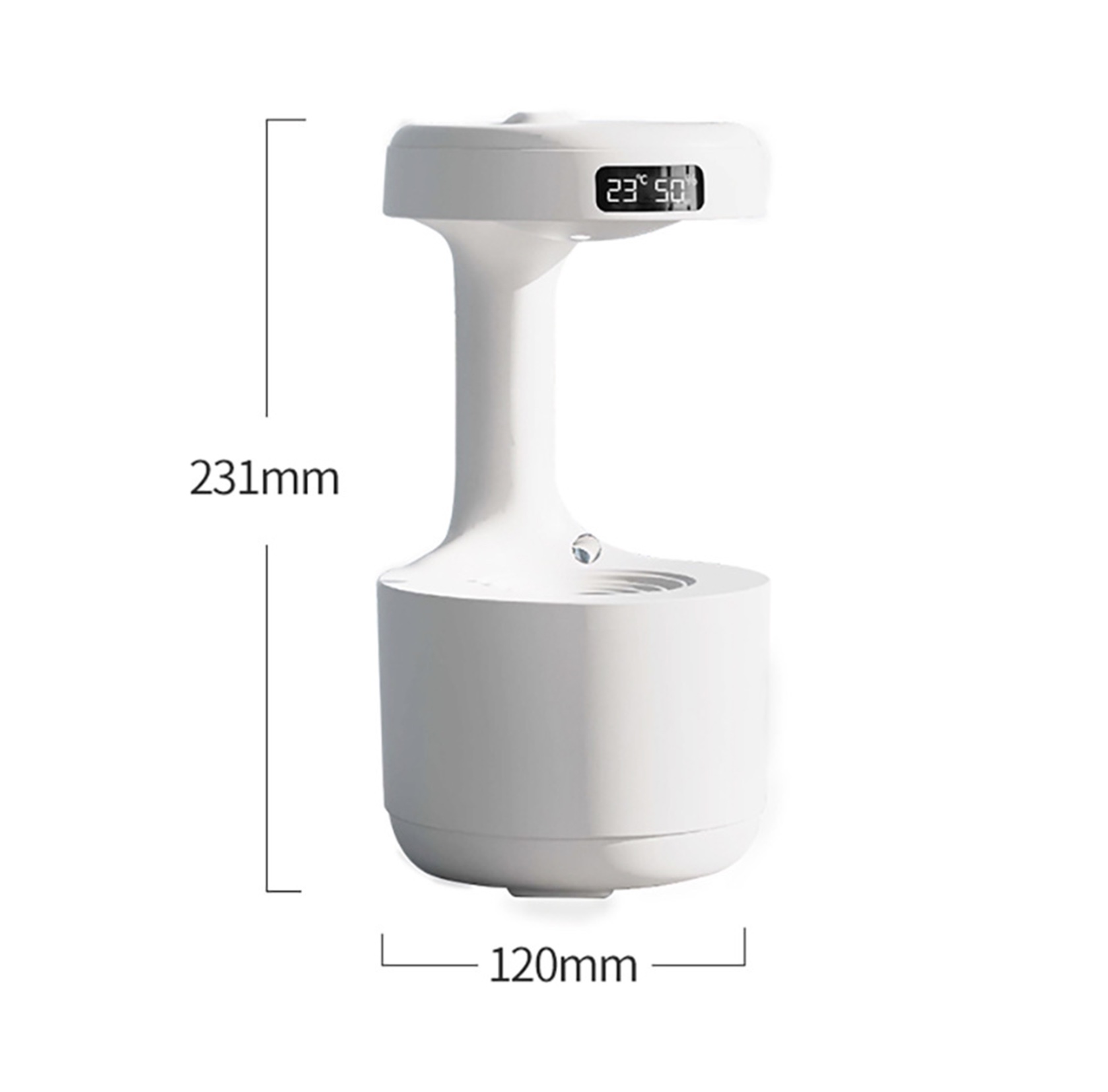 Humidificateur d’air gouttelette d’eau anti-gravité 800ml Humidificateur d’air gouttelette d’eau anti-gravité 800ml