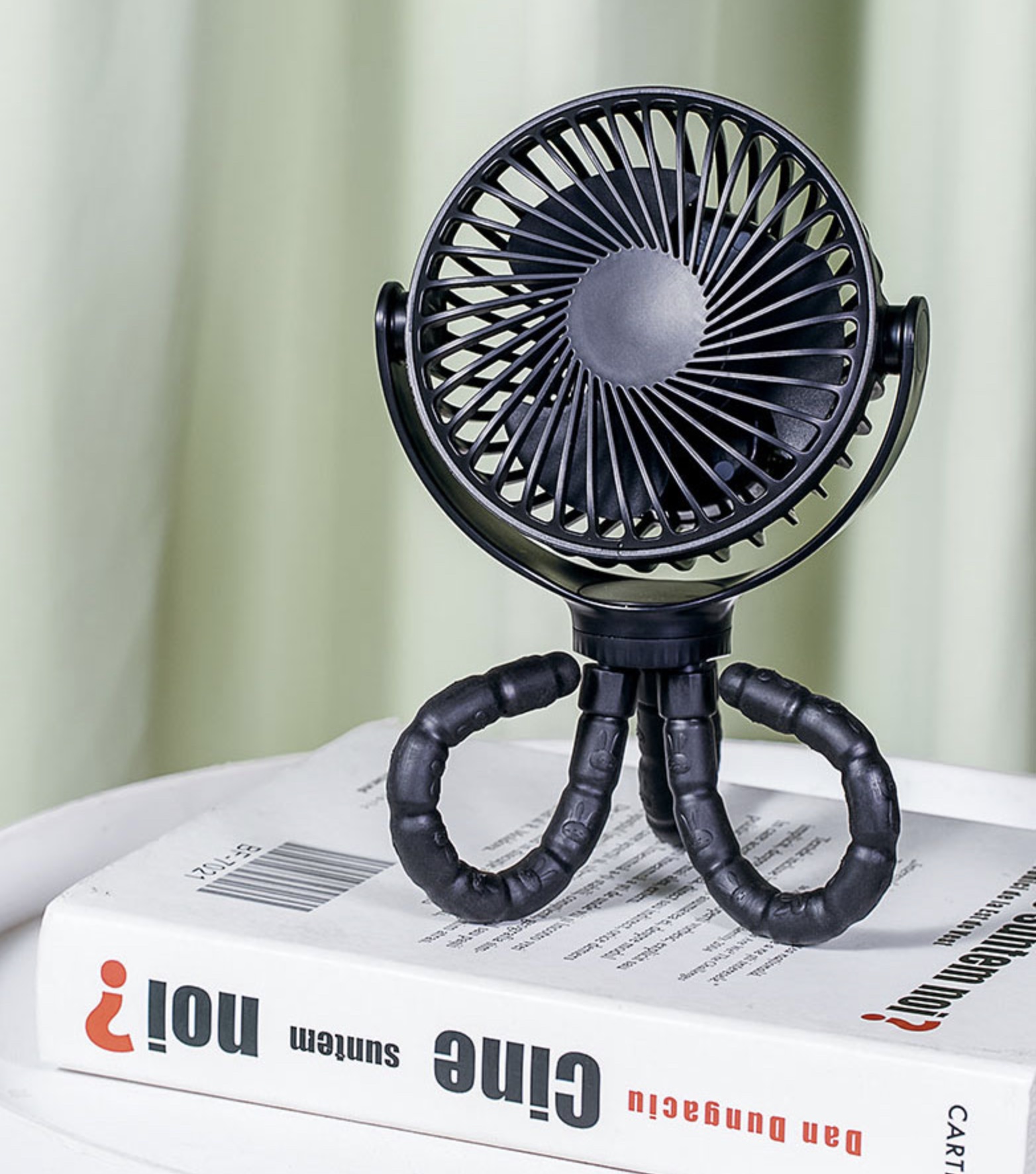 Ventilateur de Poussette Pliable Rechargeable par USB 1200mAh