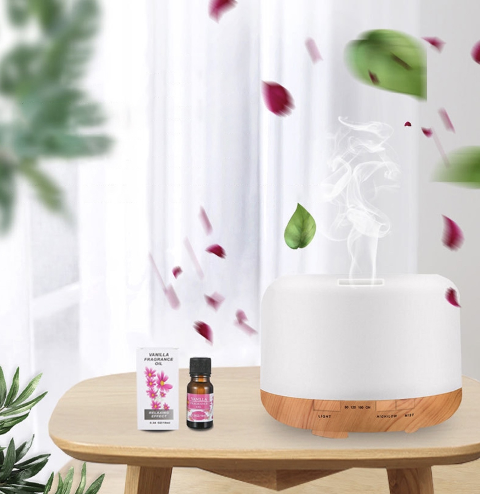 Humidificateur d’air Diffuseur d’arômes d’huiles essentielles 1000ml