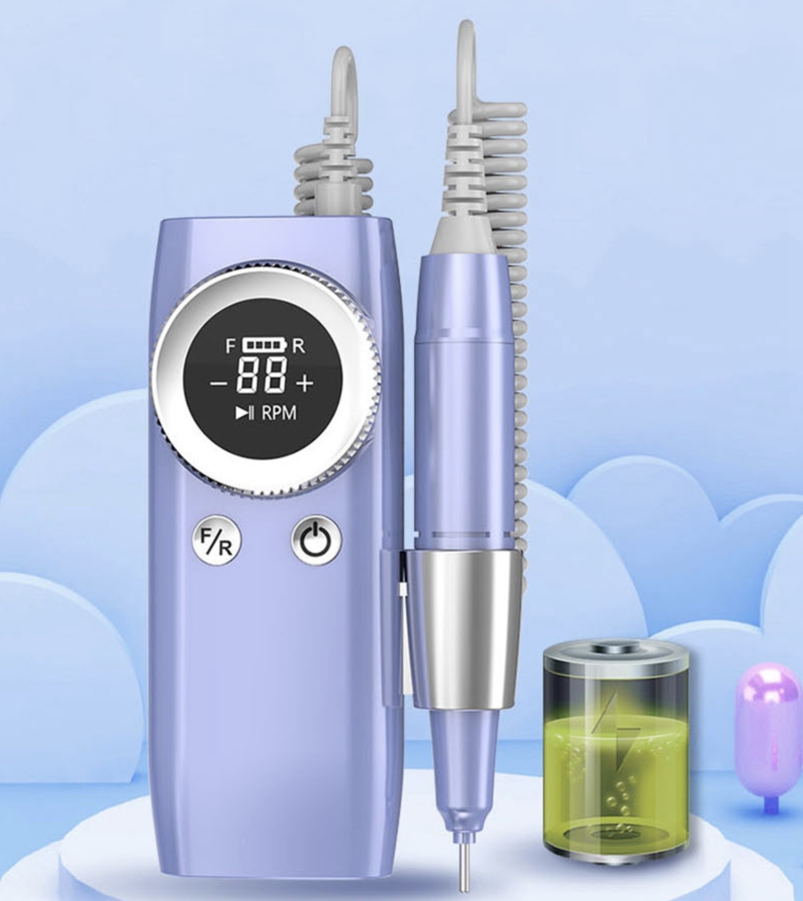 Ponceuse à ongles électrique professionnelle 45000 RPM pour manucure