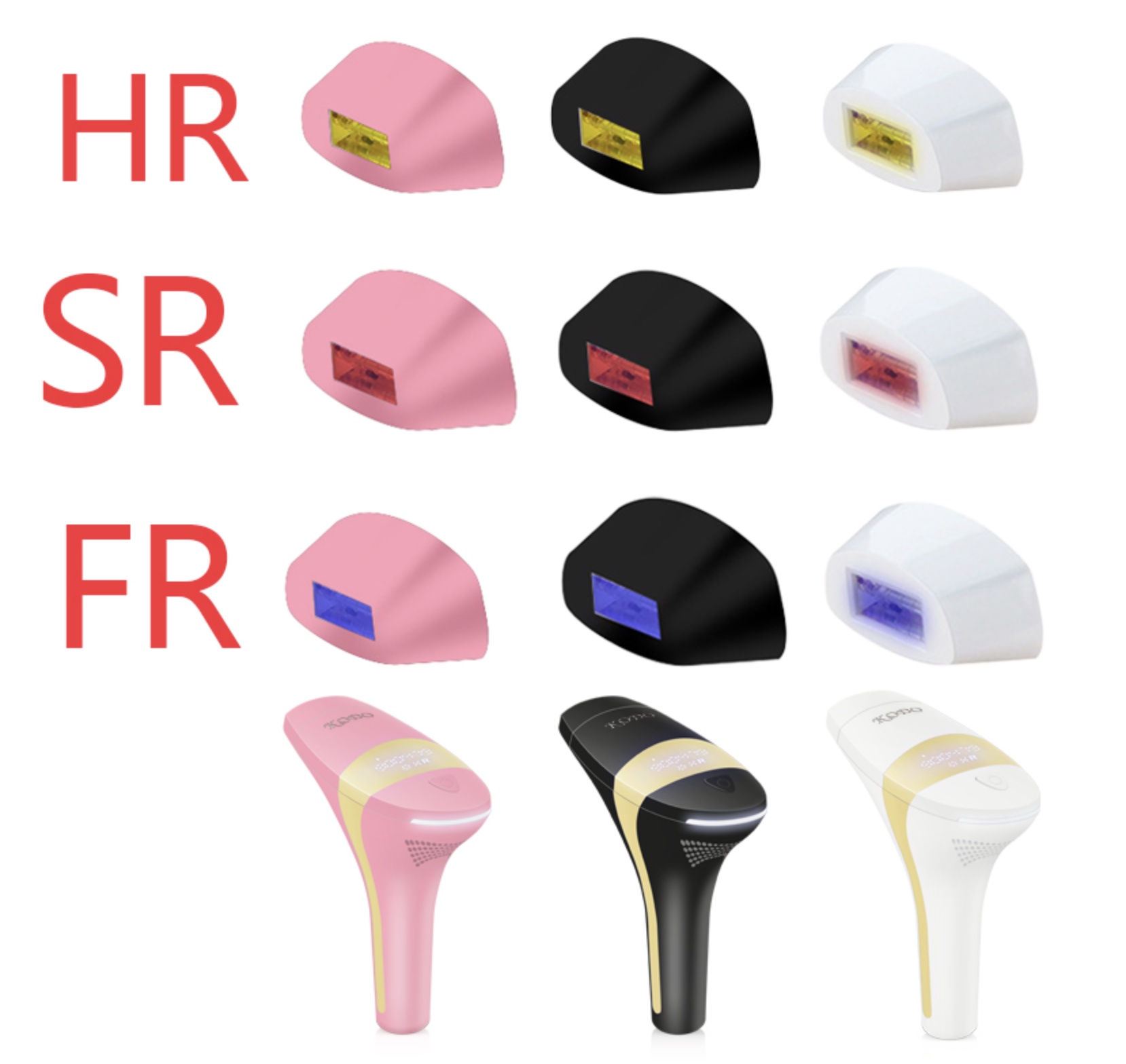 Epilateur laser lumière pulsée indolore pour bikini visage et corps 900000 Flash