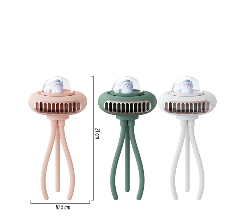 Mini Ventilateur de poussette Portable et Flexible à Clip sur trépied 4 vitesses