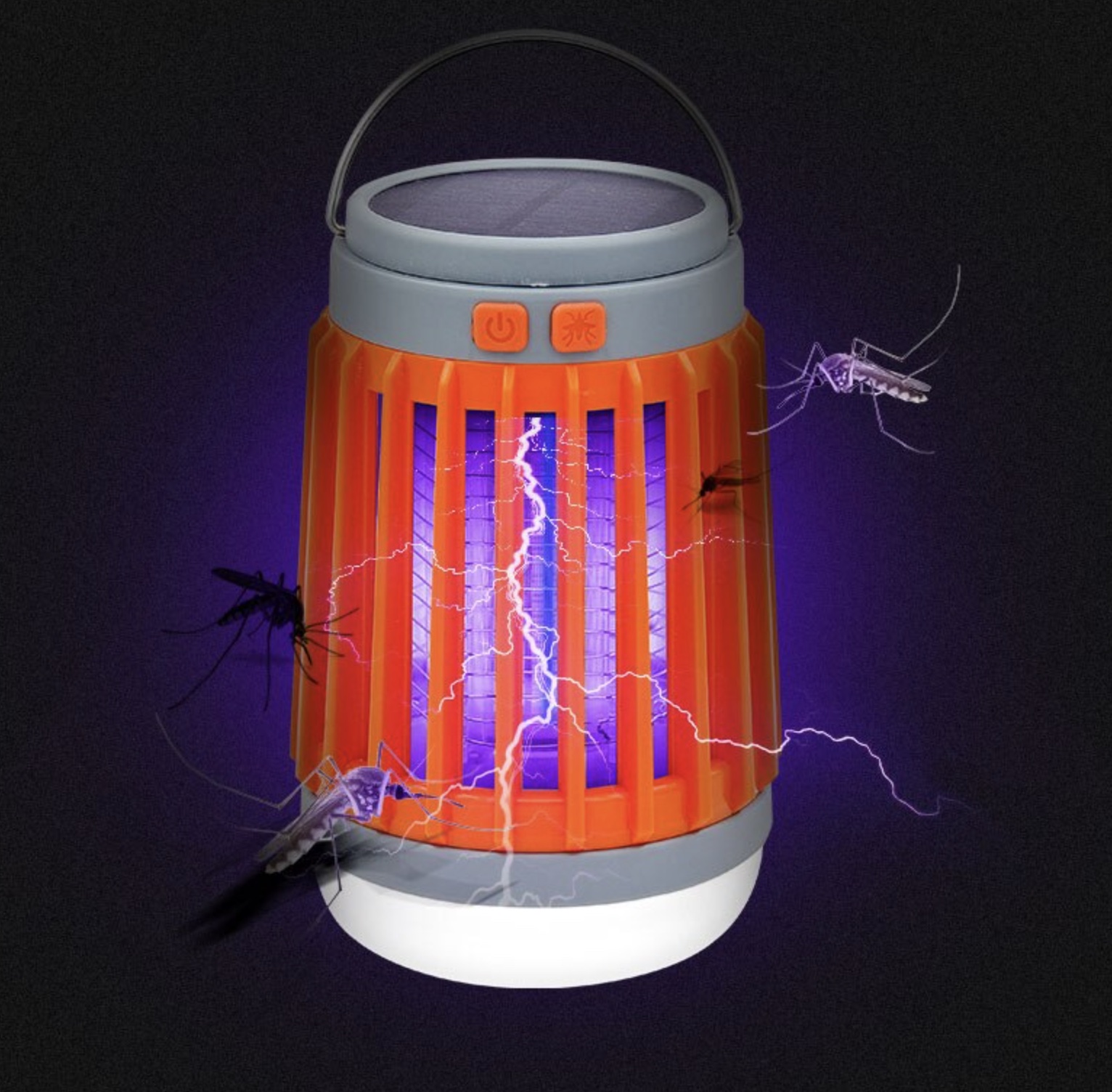 Lampe anti-moustiques rechargeable USB à énergie solaire portable