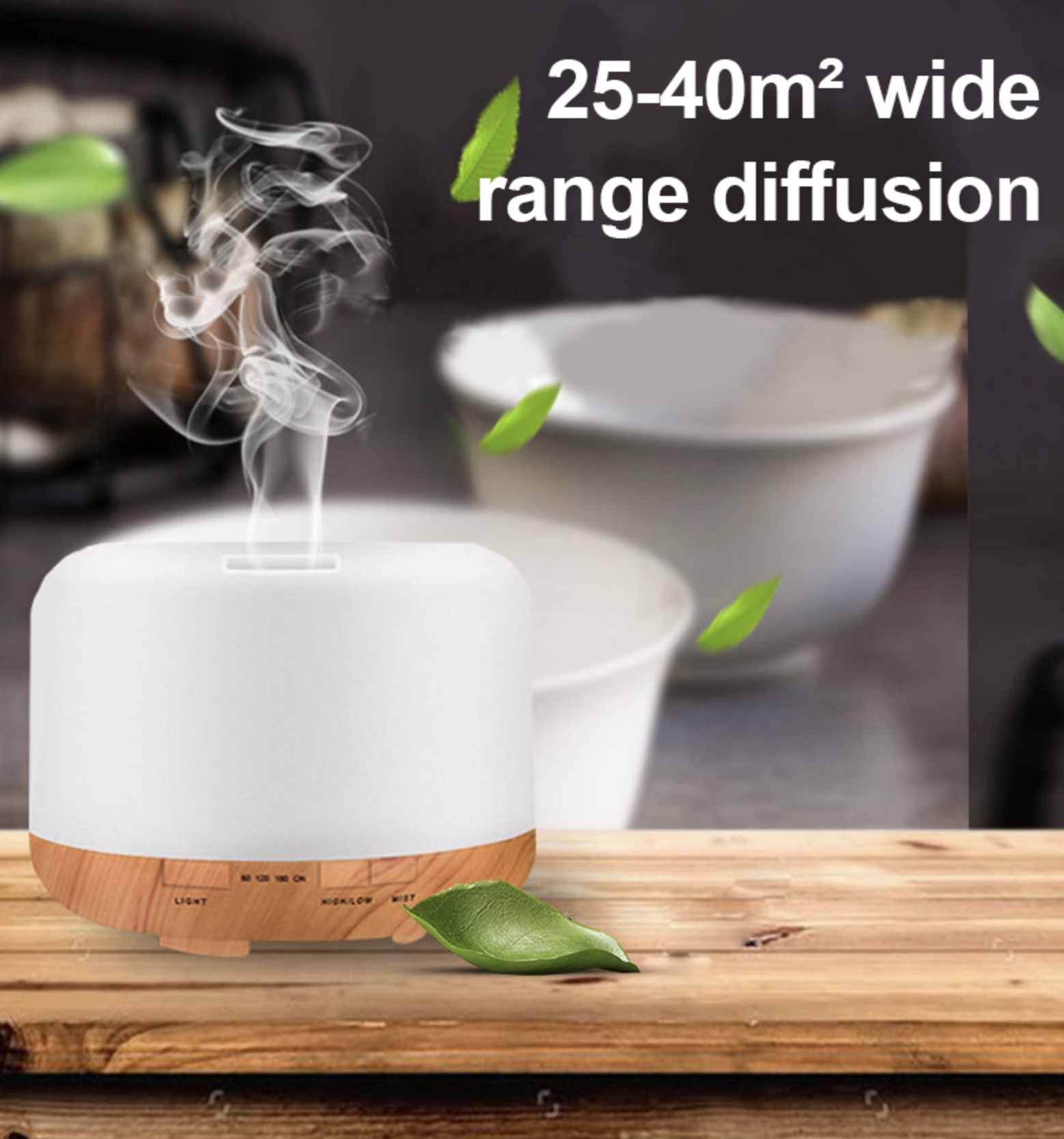 Humidificateur d’air Diffuseur d’arômes d’huiles essentielles 1000ml