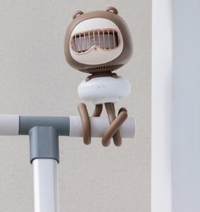 Mini Ventilateur de poussette Portable Rechargeable USB à 4 vitesses