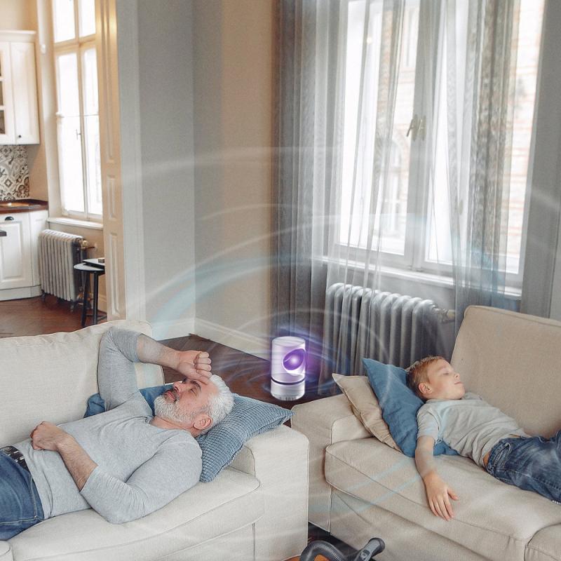 Lampe anti-moustiques portable USB à vortex aspirateur puissant