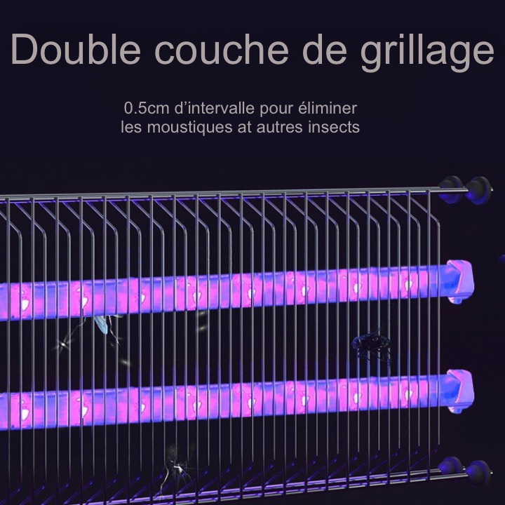 Lampe anti-moustique électrique efficace et puissant 8W